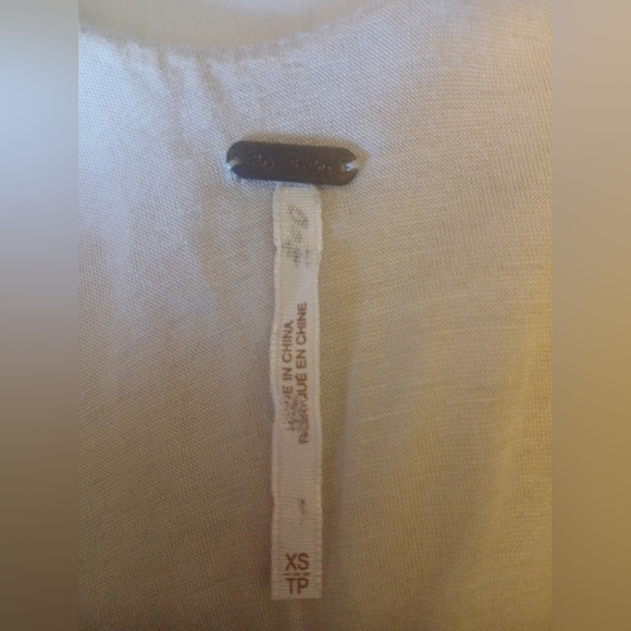 Free People Champagne Bringing Sexy Back Stretch Knit Dress Size XS- $128 - Picture 3 of 5